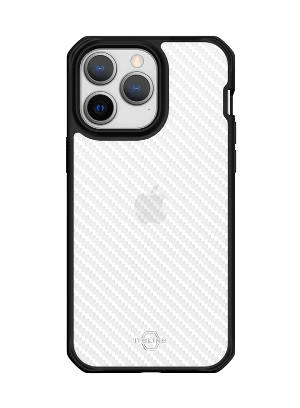 Itskins Hybrid Tek iPhone 14 Pro Case - Black And Transparent - Tashqila