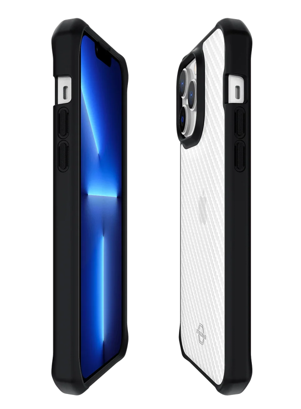 Itskins Hybrid Tek iPhone 14 Pro Case - Black And Transparent - Tashqila