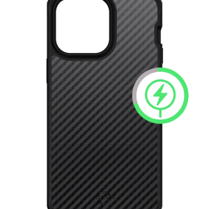 Itskins Ballistic Carbon iPhone 14 Pro Magsafe Case - Black - Tashqila