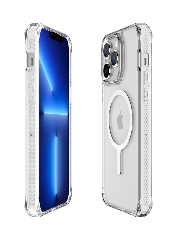 Itskins Hybrid Clear iPhone 14 Pro Magsafe Case - Transparent - Tashqila