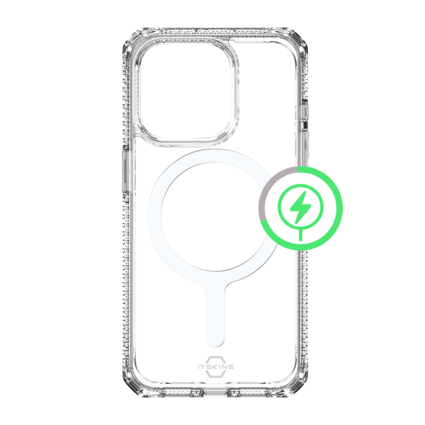 Itskins Hybrid Clear iPhone 15 Pro Max Magsafe Case - Transparent - Tashqila