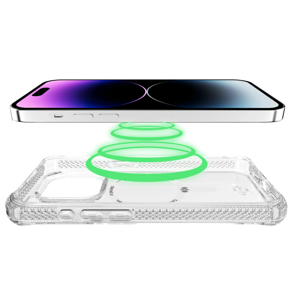 Itskins Hybrid Clear iPhone 15 Pro Max Magsafe Case - Transparent - Tashqila