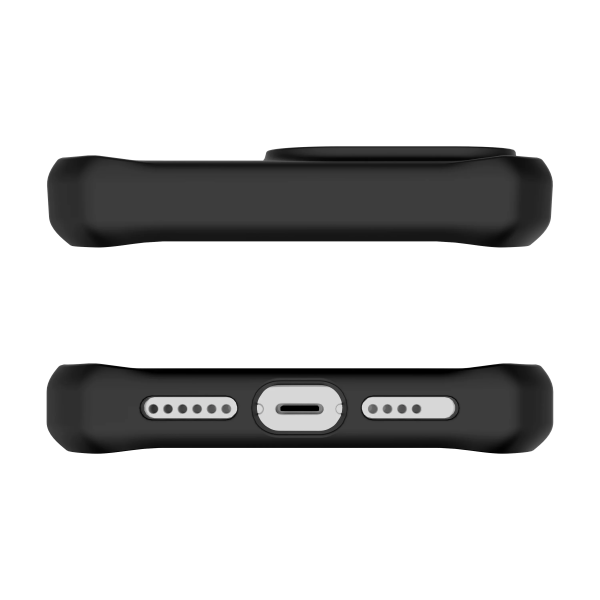 Itskins Hybrid Stand iPhone 15 Pro Max Magsafe Case - Black And Transparent - Tashqila