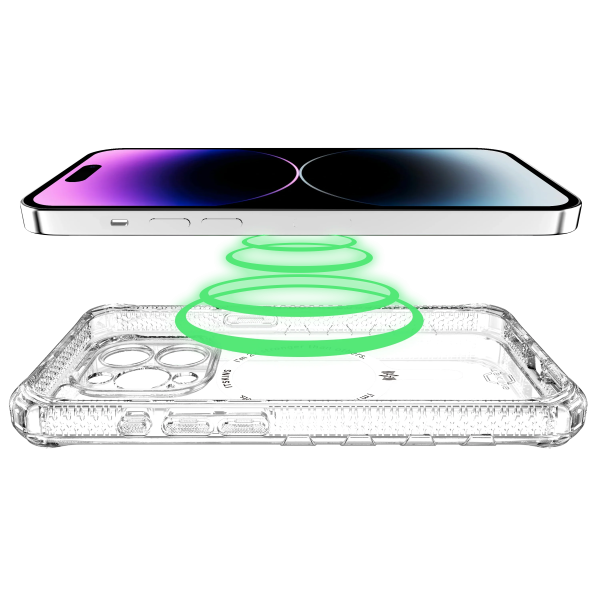 Itskins Supreme Clear iPhone 15 Pro Max Magsafe Case- Transparent - Tashqila