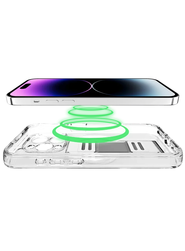 Itskins Avana Grip-It iPhone 15 Pro Magsafe Cover - Clear - Tashqila