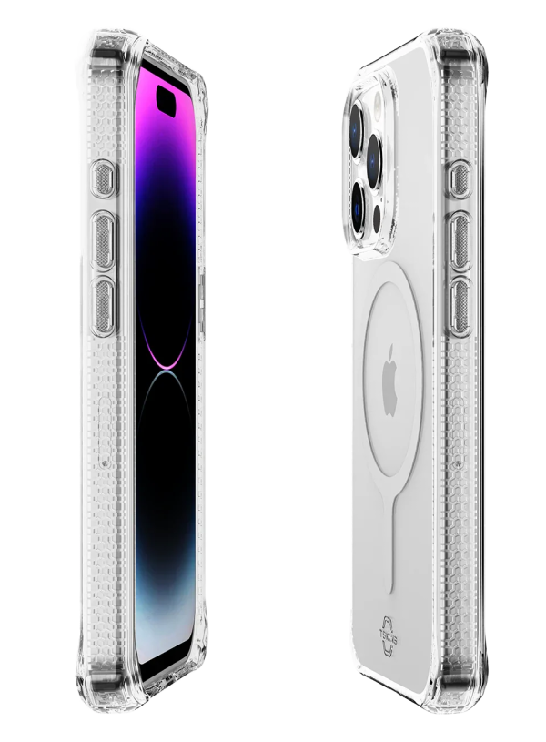 Itskins Hybrid Clear iPhone 15 Pro Magsafe Case - Transparent - Tashqila