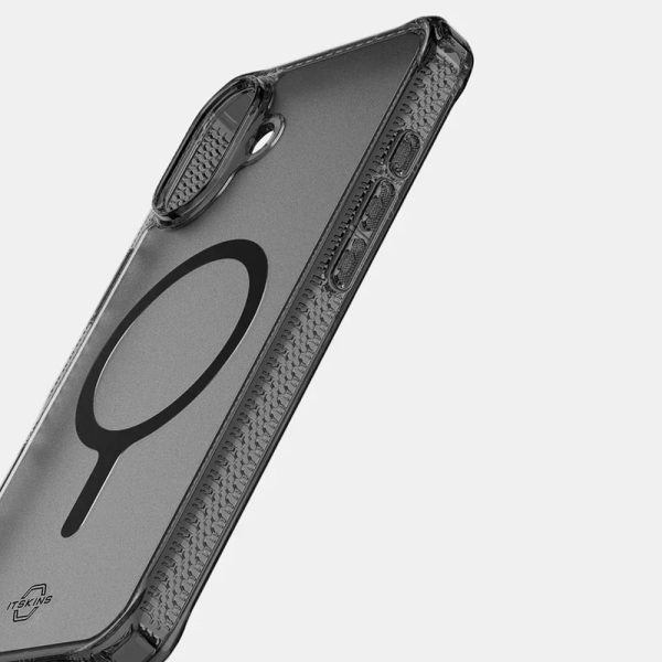 iPhone 16 Itskins Hybrid Vapor Touch Magsafe Case - Smoke - Tashqila