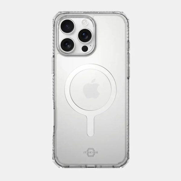 iPhone 16 Pro Max Itskins Hybrid Clear Touch Magsafe Case - Transparent - Tashqila
