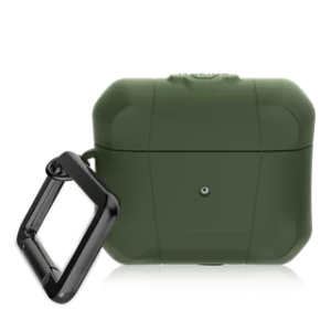 Itskins Spectrum Solid Series Case For Airpods 3 - Olive Green - Tashqila
