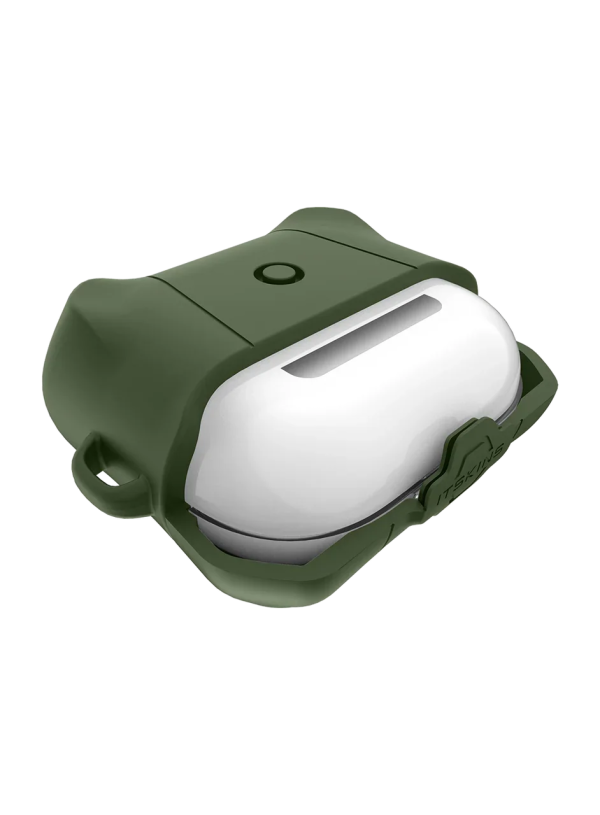 Itskins Spectrum Solid Series Case For Airpods 3 - Olive Green - Tashqila