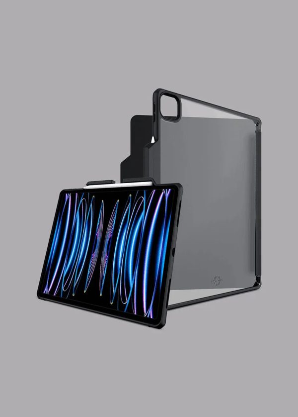 Itskins Hybrid Solid Folio Case iPad Pro 12.9 (5th & 6th Gen.) - Black - Tashqila