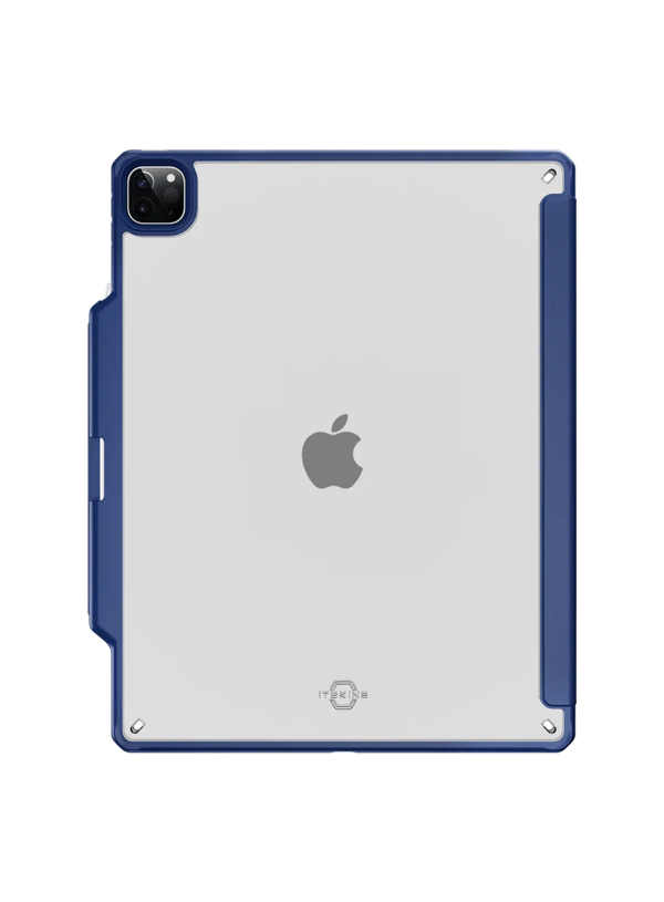 Itskins Hybrid Solid Folio Case iPad Pro 12.9 (5th & 6th Gen.) - Navy Blue - Tashqila