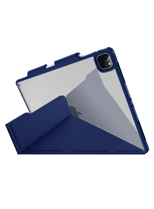 Itskins Hybrid Solid Folio Case iPad Pro 12.9 (5th & 6th Gen.) - Navy Blue - Tashqila