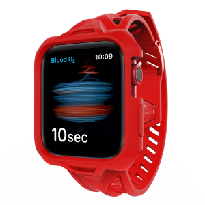 Itskins Watch 42/44/45 Mm Spectrum Combo Strap & Case﻿﻿﻿﻿ - Red - Tashqila