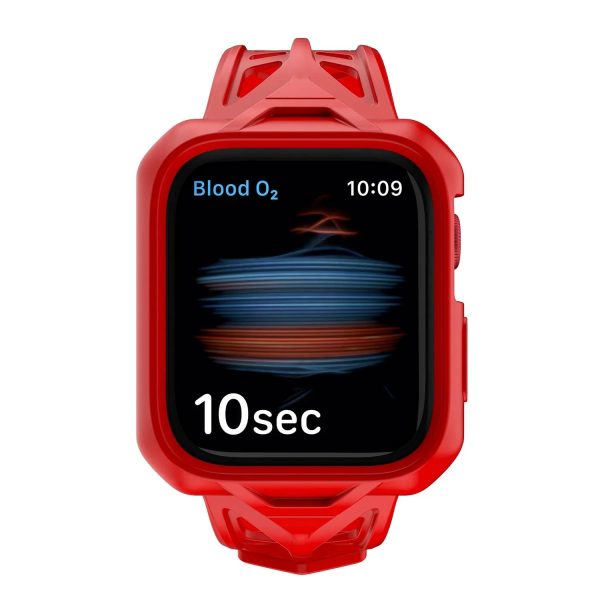 Itskins Watch 42/44/45 Mm Spectrum Combo Strap & Case﻿﻿﻿﻿ - Red - Tashqila