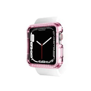 Itskins Spectrum Clear Series Case For Apple Watch 44/45Mm - Light Pink - Tashqila