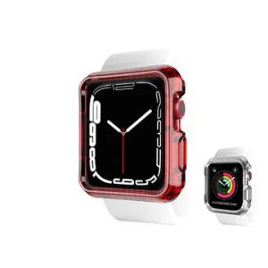 Itskins Spectrum Clear Case For Apple Watch 44/45Mm - Red - Tashqila