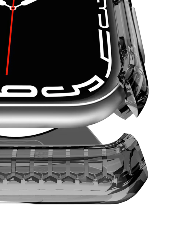 Itskins Spectrum Clear Series Case For Apple Watch 44/45Mm - Smoke - Tashqila