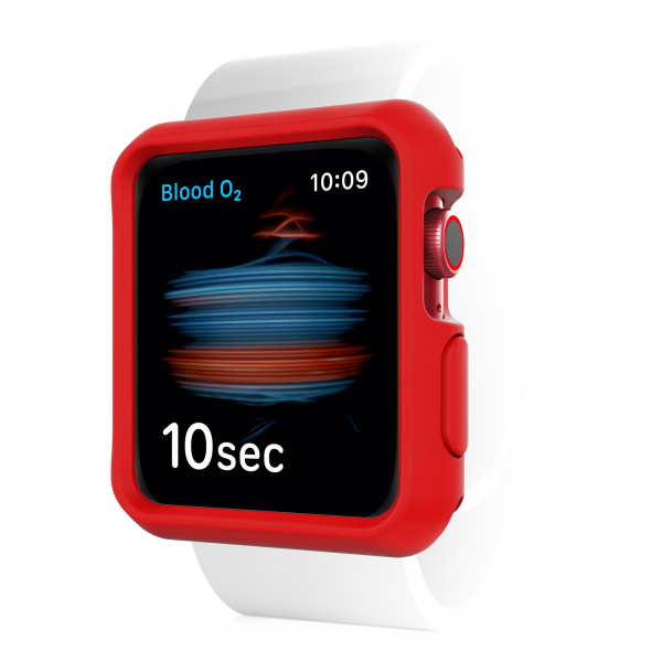 Itskins Spectrum Case For Apple Watch 44/45Mm - Red & Black - Tashqila