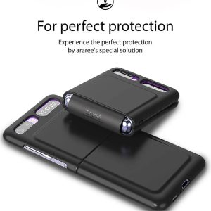 Araree Aero Flex Series Case For Samsung Galaxy Z FliP - Black - Tashqila