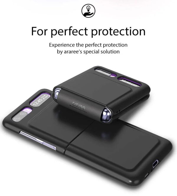 Araree Aero Flex Series Case For Samsung Galaxy Z FliP - Black - Tashqila