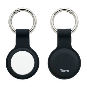 Torrii Bonjelly Silicone Key Ring For Apple Airtag - Black - Tashqila