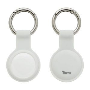 Torrii Bonjelly Silicone Key Ring For Apple Airtag - White - Tashqila