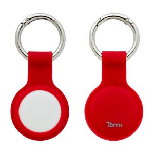 Torrii Bonjelly Silicone Key Ring For Apple Airtag - Red - Tashqila