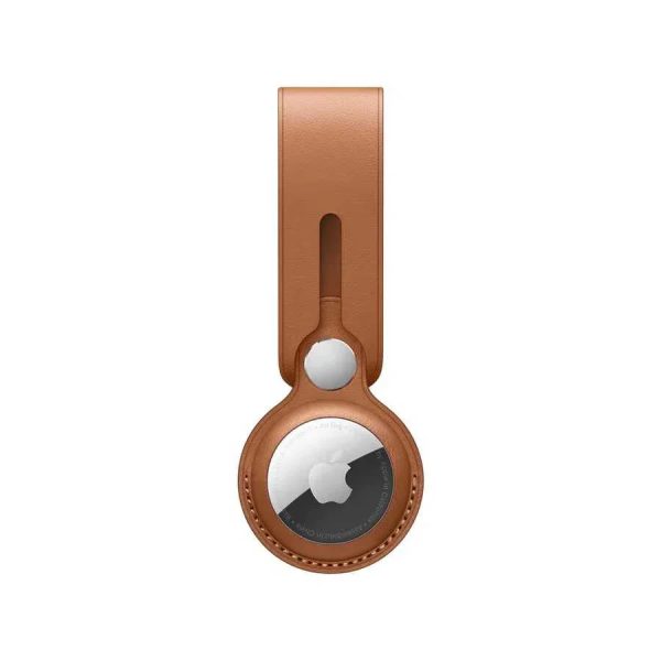 Wiwu Leather Case For Apple Airtag - Brown - Tashqila