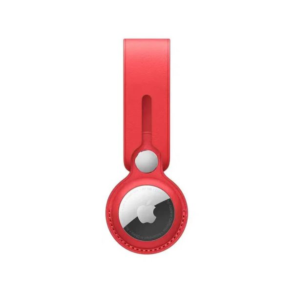Wiwu Leather Case For Apple Airtag - Red - Tashqila