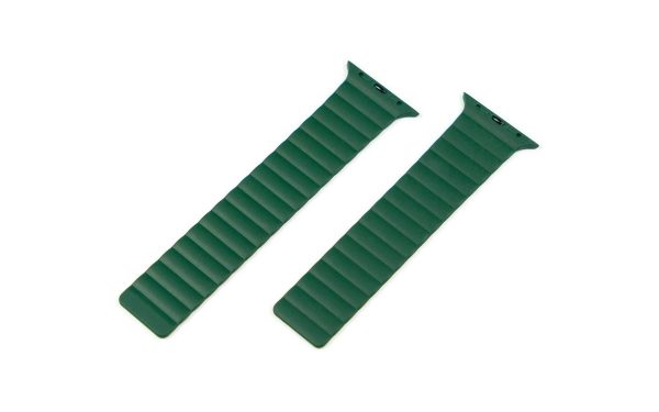 Torrii Watch 49/46/45/44 Mm Saturn Silicone Magnetic Strap - Forest Green - Tashqila