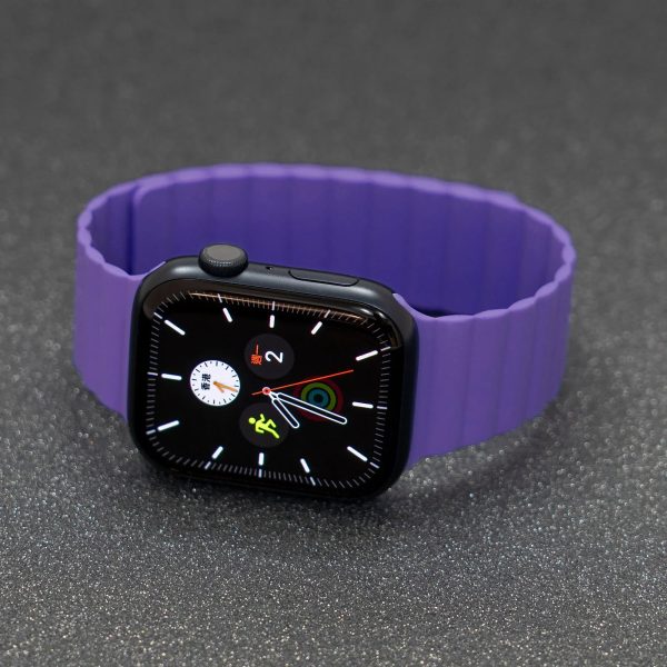 Torrii Watch 49/46/45/44 Mm Saturn Silicone Magnetic Strap - Lavender - Tashqila