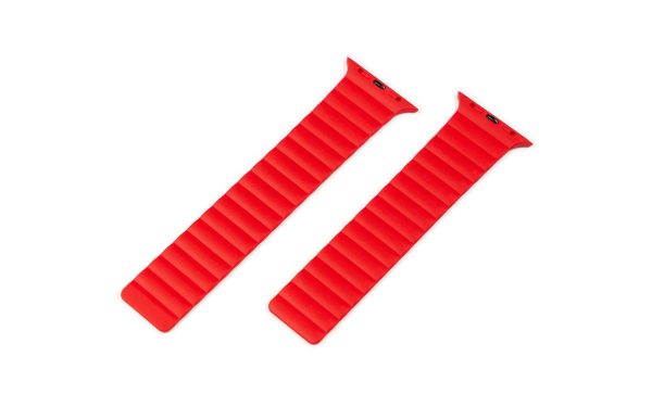 Torrii Watch 49/46/45/44 Mm Saturn Silicone Magnetic Strap - Red - Tashqila