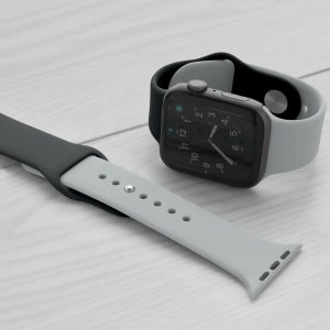 Torrii Watch 49/46/45/44 Mm Silicone Mix Watch Strap - Black/Gray - Tashqila