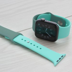 Torrii Watch 49/46/45/44 Mm Silicone Mix Watch Strap - Dark Green/Aqua Blue - Tashqila