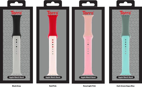 Torrii Watch 49/46/45/44 Mm Silicone Mix Watch Strap - Rose/Light Pink - Tashqila