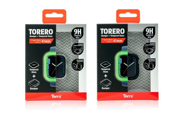Torrii Torero Bumper Case With Screen Protector For Apple Watch 40 - 41mm Clear - Tashqila
