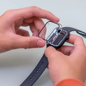 Torrii Torero Bumper Case With Screen Protector For Apple Watch 44 - 45mm Clear - Tashqila