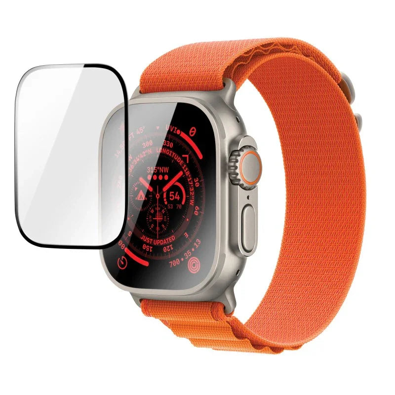 Torrii Bodyglass Screen Protector For Apple Watch Ultra 49mm – Full Coverage Black - Tashqila
