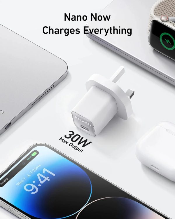 Anker 511 Charger (Nano 3, 30W) -White - Tashqila