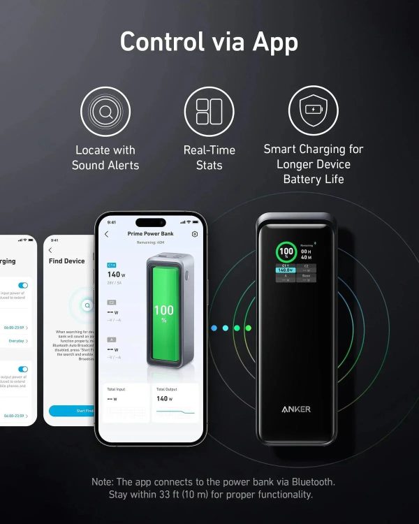Anker 250W Prime 27,650Mah Power Bank Series 7 -Black - Tashqila