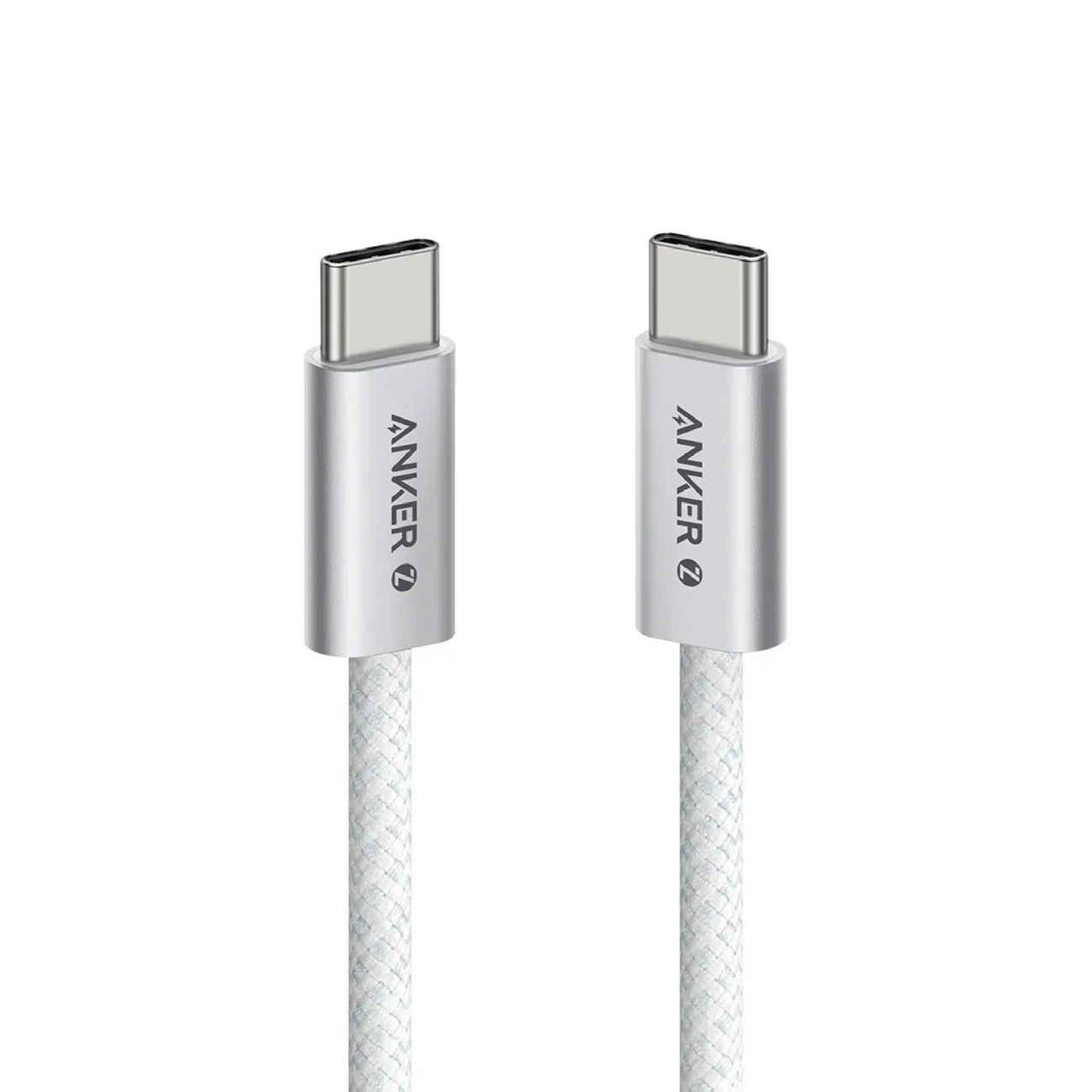 Anker Zolo 240W Usb-C To Usb-C Cable Braided (1.8M/6Ft) -White - Tashqila