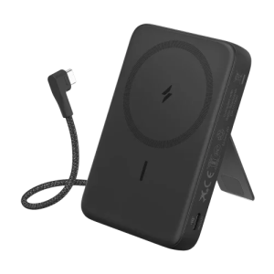 Anker Zolo Wireless Power Bank (10K, 30W, Built-In Usb-C Cable) -Black - Tashqila