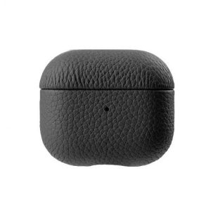 Melkco Airpods 3 Origin Series Premium Leather Cover - Black - Tashqila