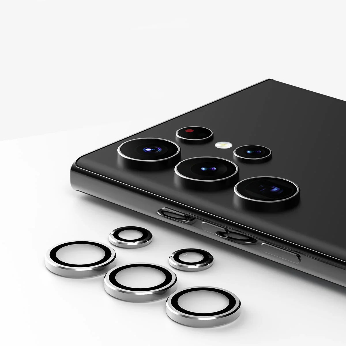Araree Metal Ring C-Subcore Camera Lens Protector For Samsung Galaxy S23 Ultra -Clear - Tashqila