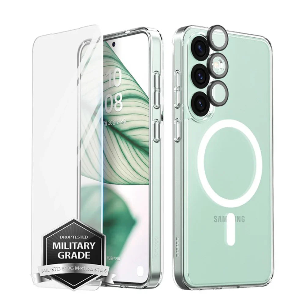 Araree Samsung S25 Magsafe Duple 3 In 1 Bundle Pack - Clear - Tashqila