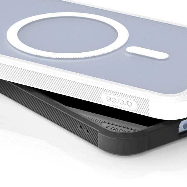 Araree Samsung S25 Plus Duple Armor Magsafe Case - White - Tashqila