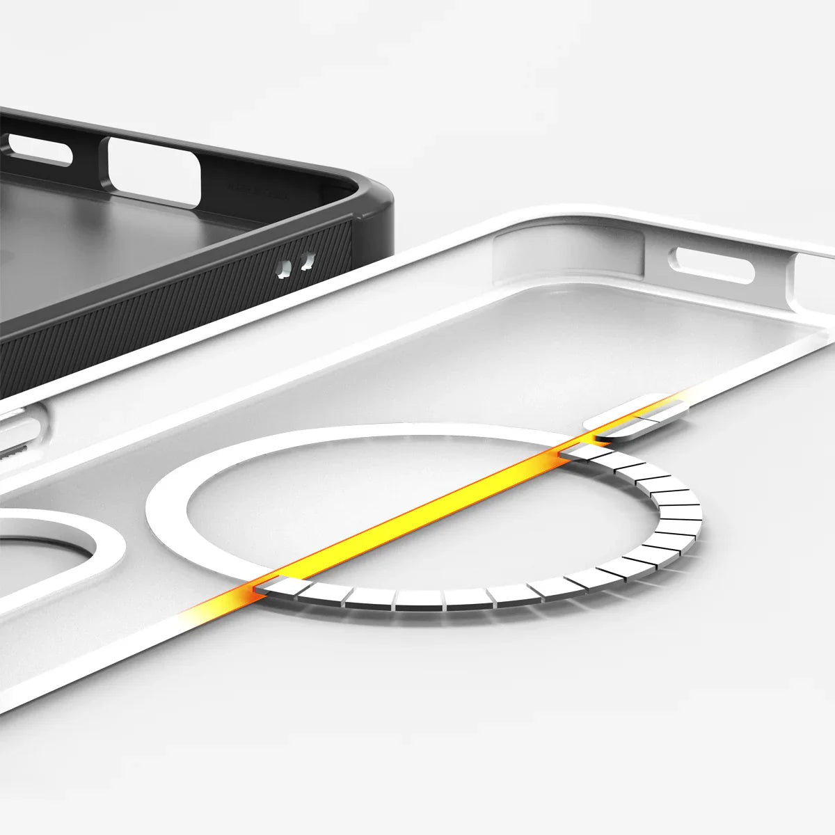 Araree Samsung S25 Plus Duple Armor Magsafe Case - White - Tashqila