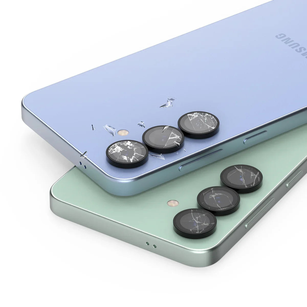 Araree Samsung S25 Plus Metal Ring Camera Lens - Clear - Tashqila