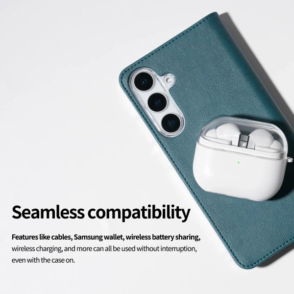 Araree Samsung S25 Plus Mustang Diary Case - Ash Blue - Tashqila